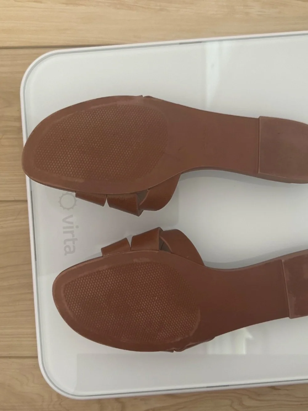 Zara brown slide sandals - Sz. 38 - Picture 2 of 2